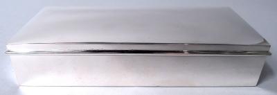 American Midcentury Modern Sterling Silver Desk Box
