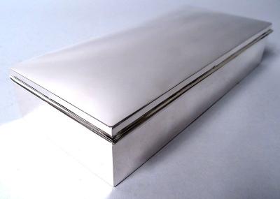 American Midcentury Modern Sterling Silver Desk Box