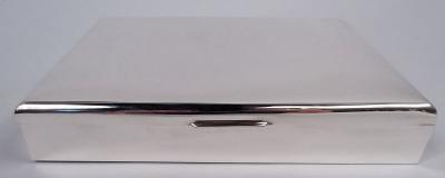 American Midcentury Modern Sterling Silver Jewelry Box