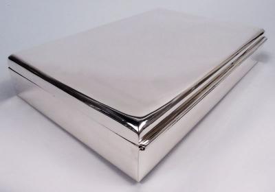 American Midcentury Modern Sterling Silver Jewelry Box