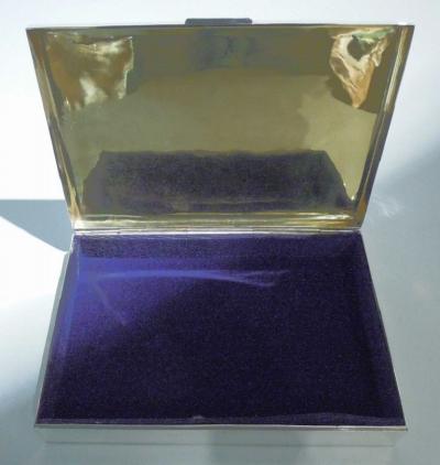 American Midcentury Modern Sterling Silver Jewelry Box