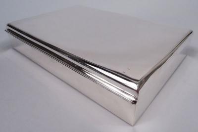 American Midcentury Modern Sterling Silver Jewelry Box