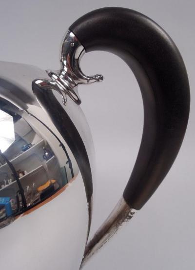 American Midcentury Modern Sterling Silver Water Pitcher