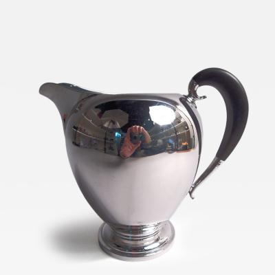 American Midcentury Modern Sterling Silver Water Pitcher