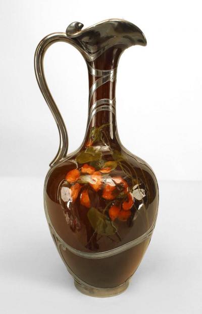 American Mission Attributed to Rookwood Porcelain Pitcher