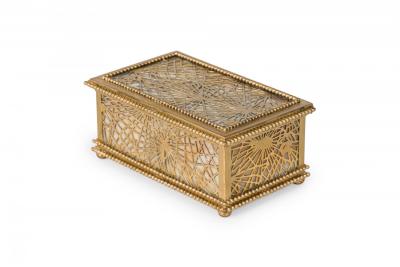 American Mission Bronze Spider Web Box