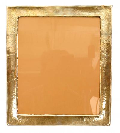 American Mission Hammered Silver Picture Frame