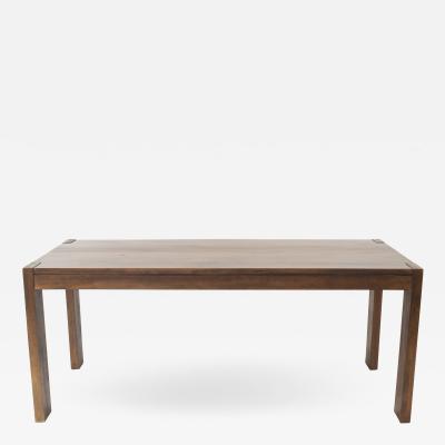 American Mission Style Walnut Dining Table