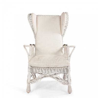 American Mission Wicker Morris Chair