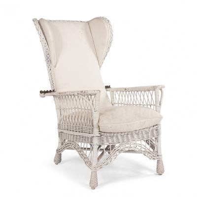 American Mission Wicker Morris Chair