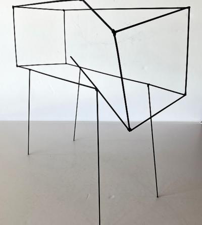 American Modern Abstract Expressionist Wire Sculpture Moshe Y