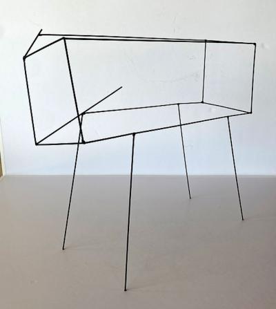 American Modern Abstract Expressionist Wire Sculpture Moshe Y