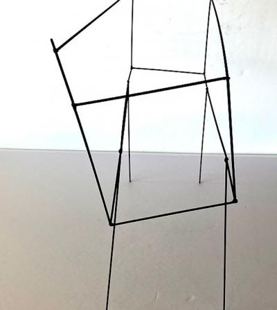 American Modern Abstract Expressionist Wire Sculpture Moshe Y