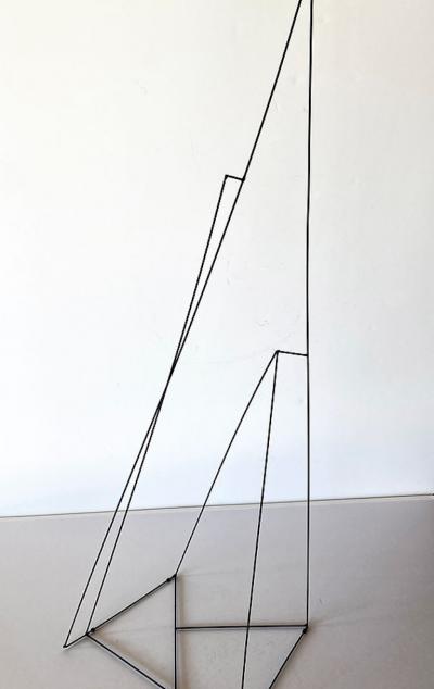 American Modern Abstract Expressionist Wire Sculpture Moshe Y