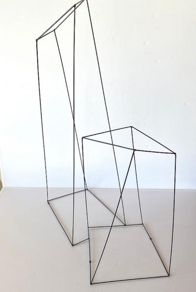 American Modern Abstract Expressionist Wire Sculpture Moshe Y
