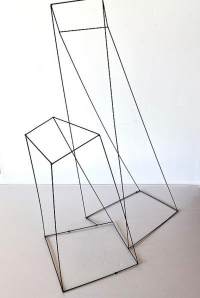 American Modern Abstract Expressionist Wire Sculpture Moshe Y