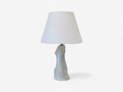 American Modern Ceramic Biomorphic Table Lamp USA 1960s