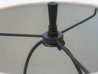 American Modern Ceramic Biomorphic Table Lamp USA 1960s