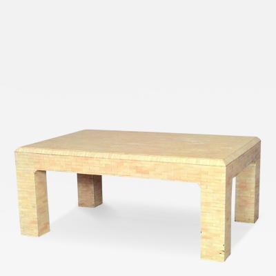 American Modern Design bone tesselated Coffee Table