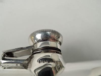 American Modern Sterling Silver Camel Flask