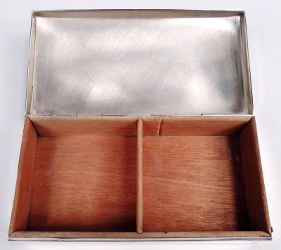 American Modern Sterling Silver Desk Box