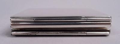 American Modern Sterling Silver Picture Frame for a Traveling Fivesome