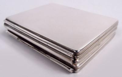 American Modern Sterling Silver Picture Frame for a Traveling Fivesome