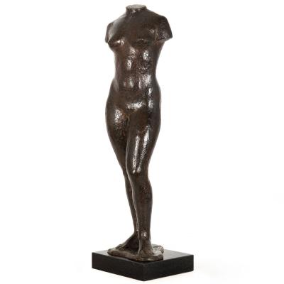 American Modernist Sculpture Standing Female by Floyd Tennison Dewitt