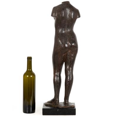 American Modernist Sculpture Standing Female by Floyd Tennison Dewitt
