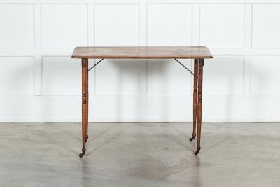 American Oak Folding Cutting Work Table