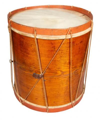 American Painted Ash Drum Now A Table