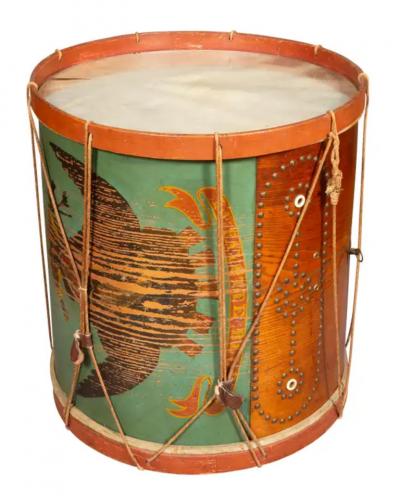 American Painted Ash Drum Now A Table