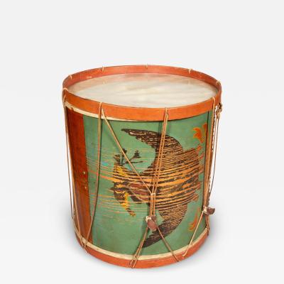 American Painted Ash Drum Now A Table