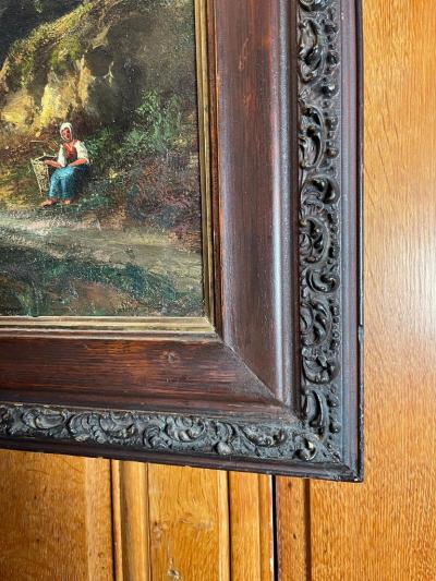 American Painting Hudson River School Oil on Canvas