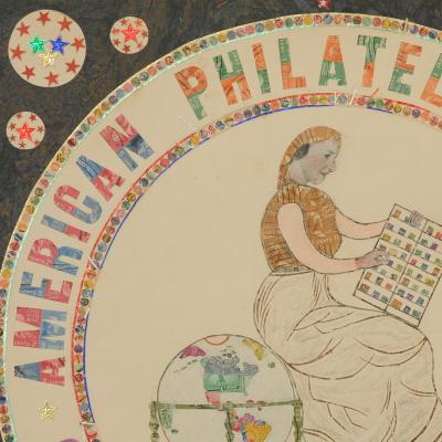 American Philatelic Society Collage Mixed Media