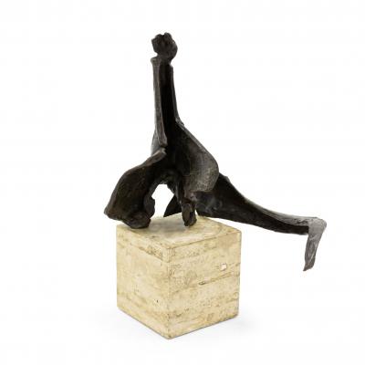American Post War Abstract Bronze Sculpture