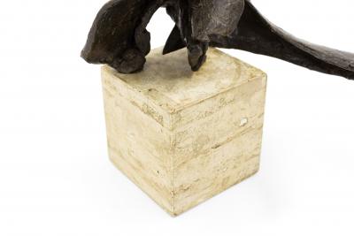 American Post War Abstract Bronze Sculpture