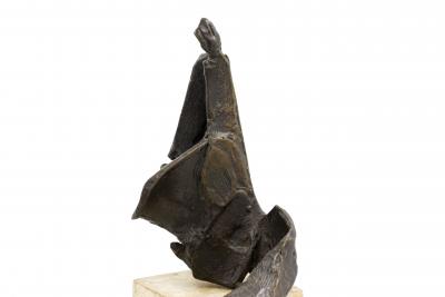 American Post War Abstract Bronze Sculpture
