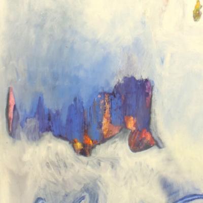 American Post War Abstract Oil Painting