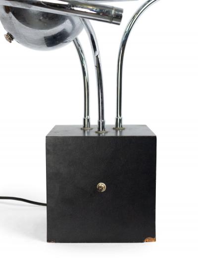 American Post War Chrome Abstract Lamp