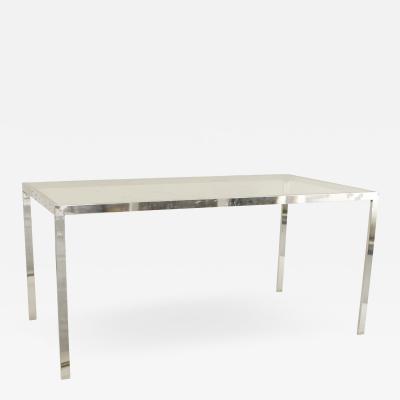 American Post War Design Chrome Dining Table