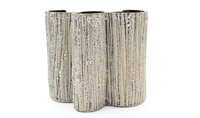 American Post War DiPasquale Bark Textured Vase