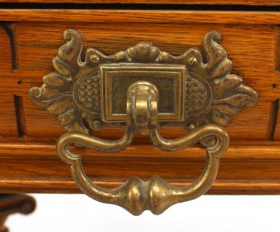 American Renaissance Revival Victorian Oak End Table