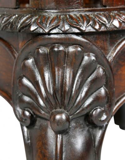American Rococo Revival Rosewood Canterbury