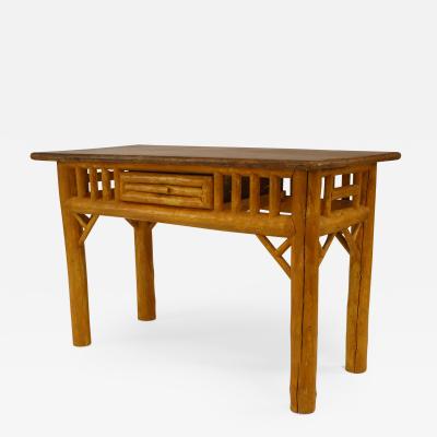 American Rustic Adirondack Painted Cedar Table Desk