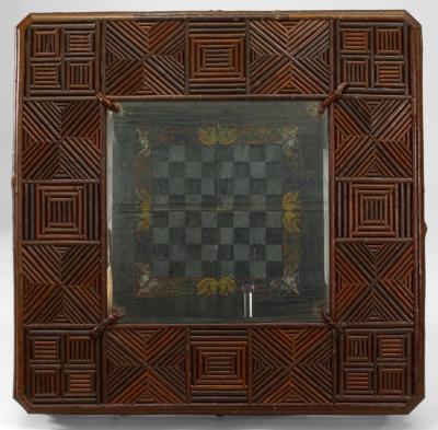 American Rustic Adirondack Square Game Table