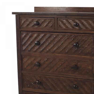 American Rustic Mission Dark Oak Chest