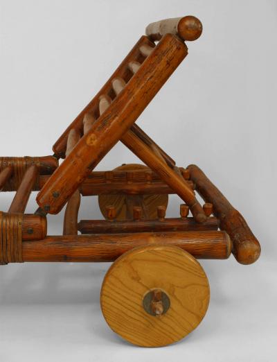 American Rustic Old Hickory Adjustable Chaise