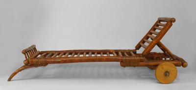 American Rustic Old Hickory Adjustable Chaise