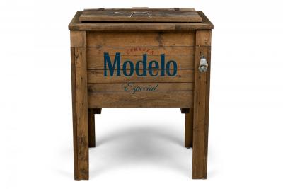 American Rustic Wooden Outdoor Modelo Cooler